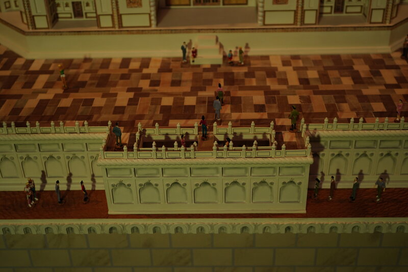 Facade architectural detail with arched windows