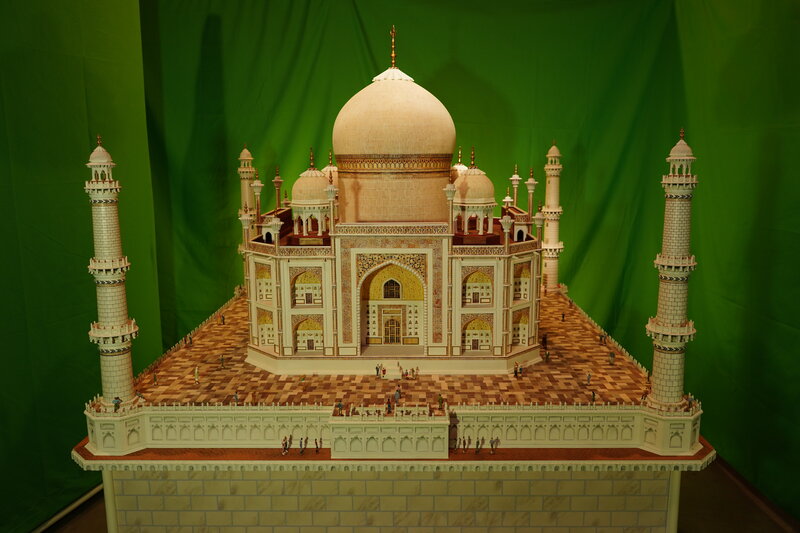 Close-up of decorative inlay pattern